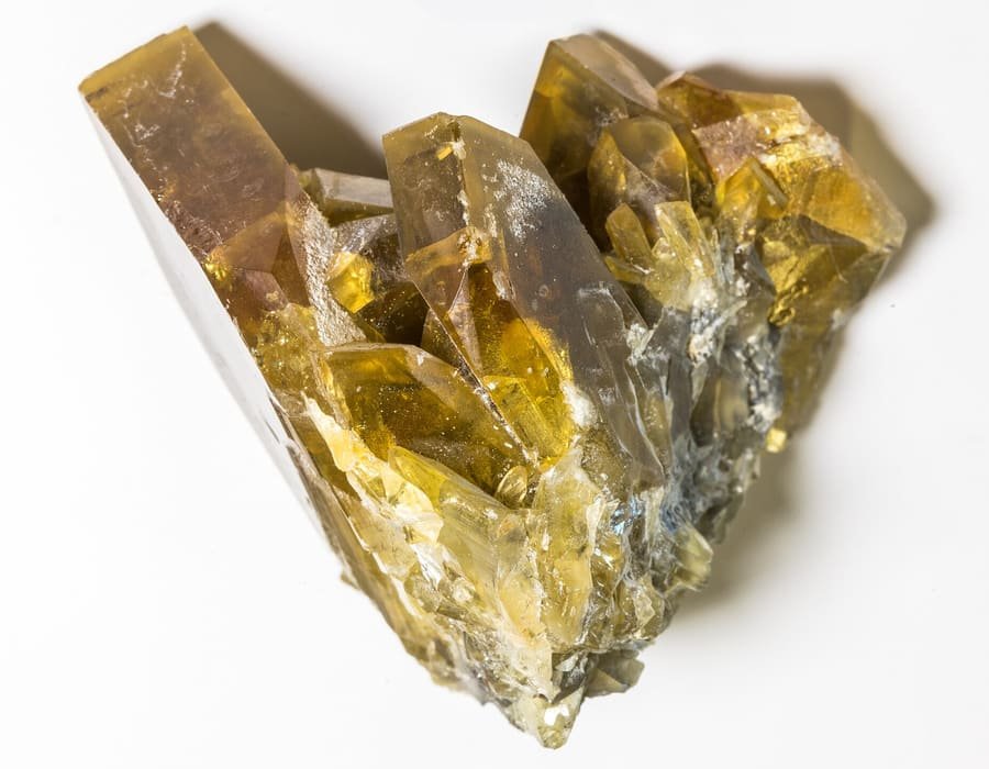 Cristales de baritina (sulfato de bario)